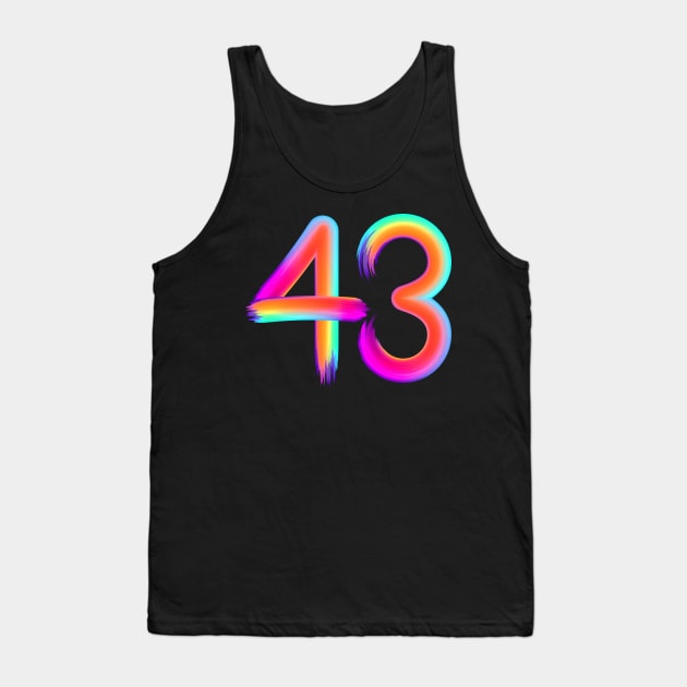 brushed 43 Tank Top by MplusC